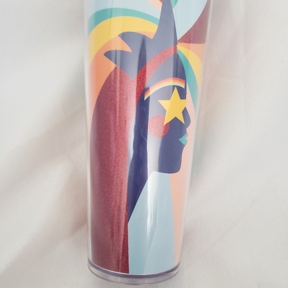 Starbucks Venti Tumbler Pride Siren 2020 Cold Cup Rainbow Wave Collectible - Picture 2 of 9